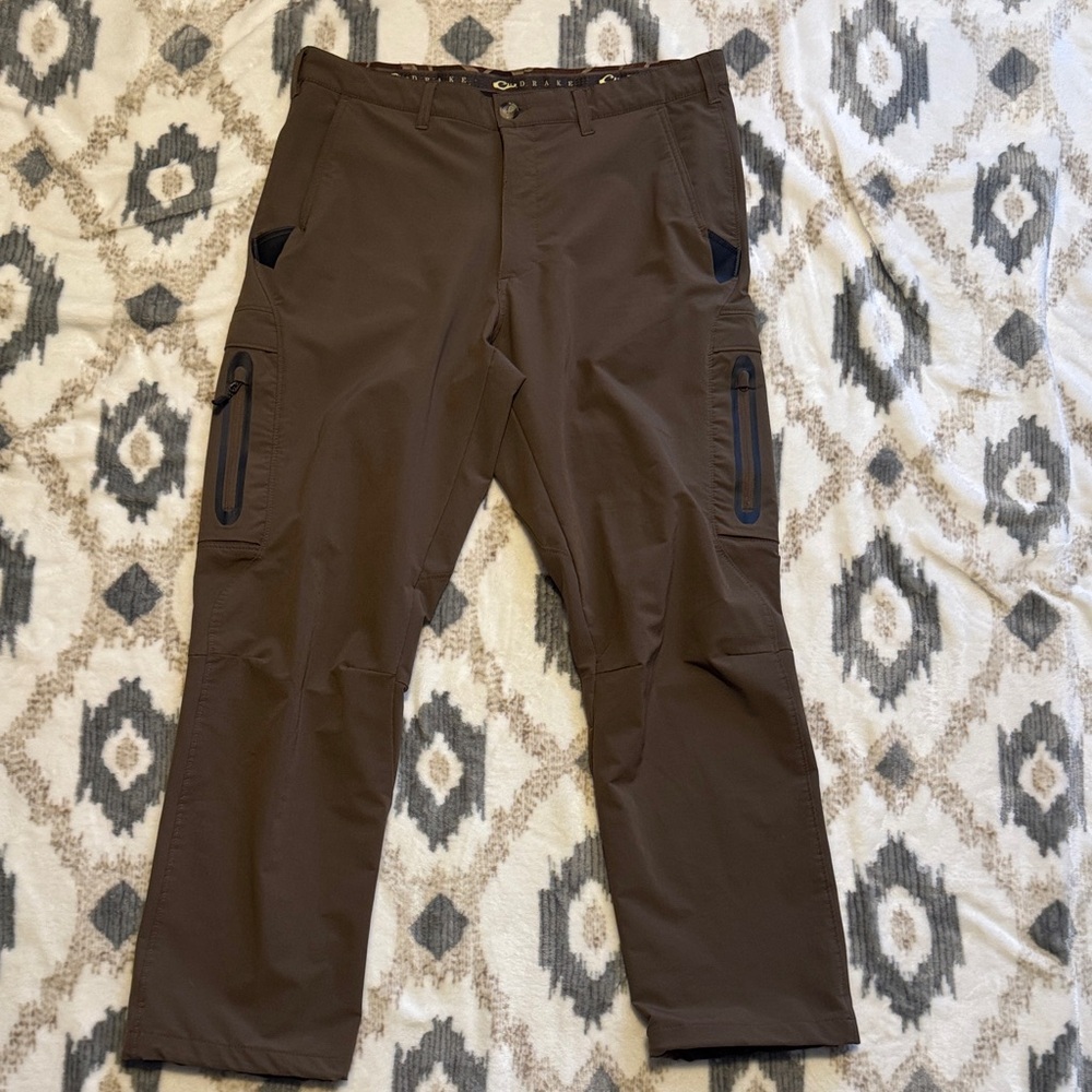 Drake Dark Brown Cargo Pants